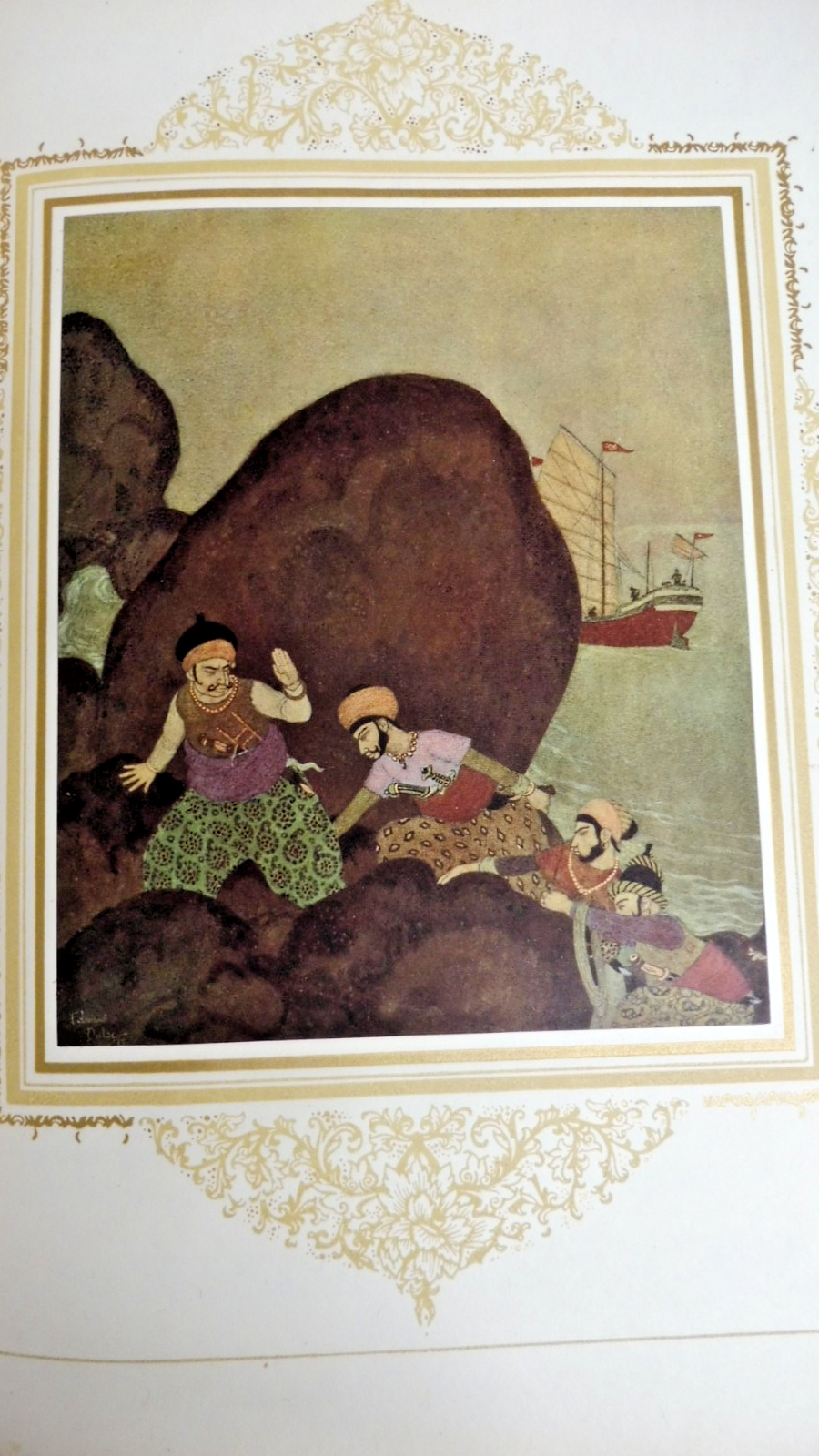 La Princesse Badourah 1914 illus. Edmond Dulac SIGNE JAPON