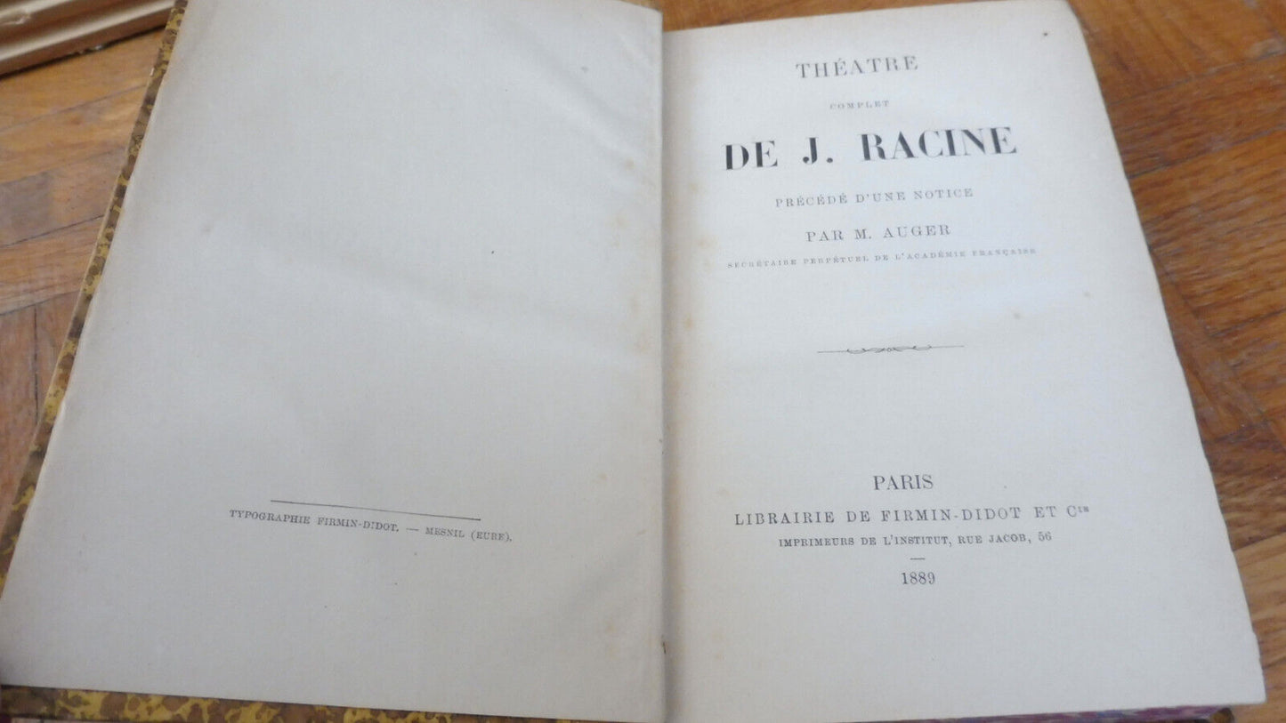 Théâtre complet de Racine 1889
