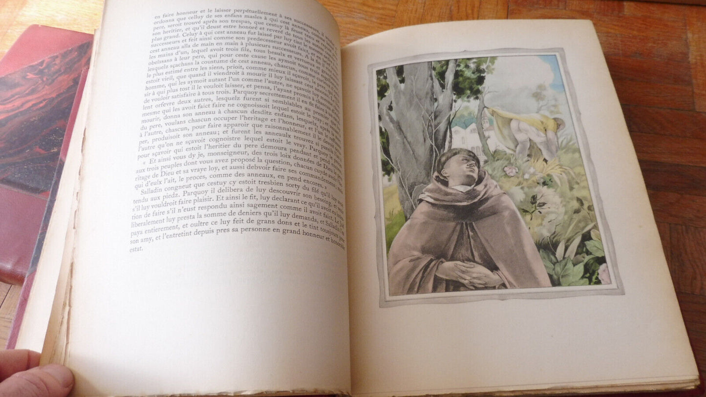 Les Contes de Boccace. Decameron 1934 NUMEROTE illus. Brunelleschi