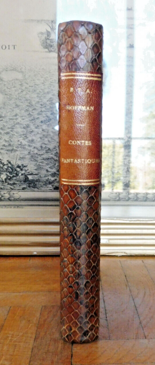 Contes fantastiques (Hoffmann) s.d. illus. Laboccetta RELIURE SERPENT