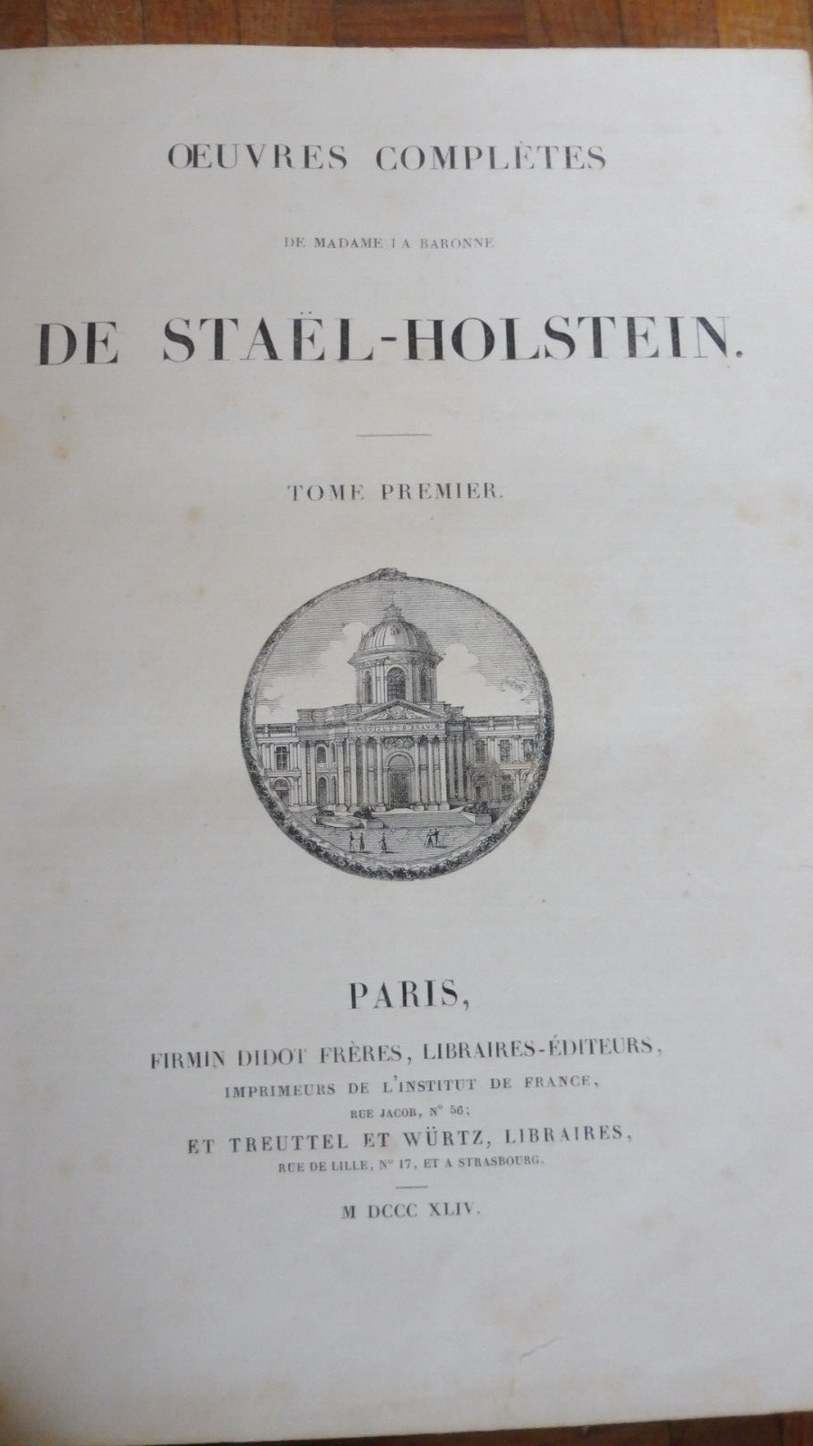 Oeuvres de Madame de Stael 1844 2/2