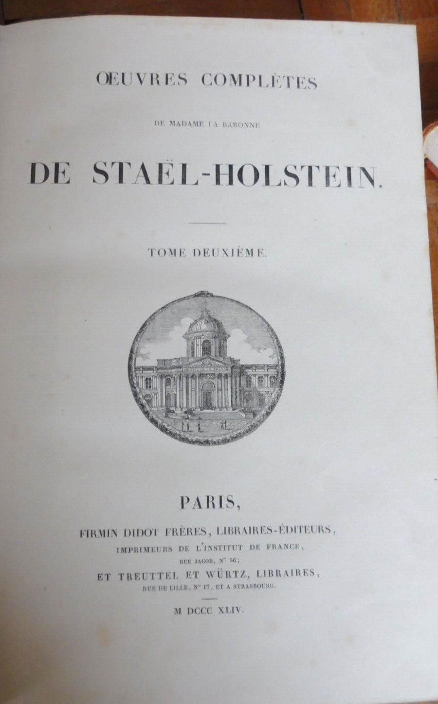 Oeuvres de Madame de Stael 1844 2/2