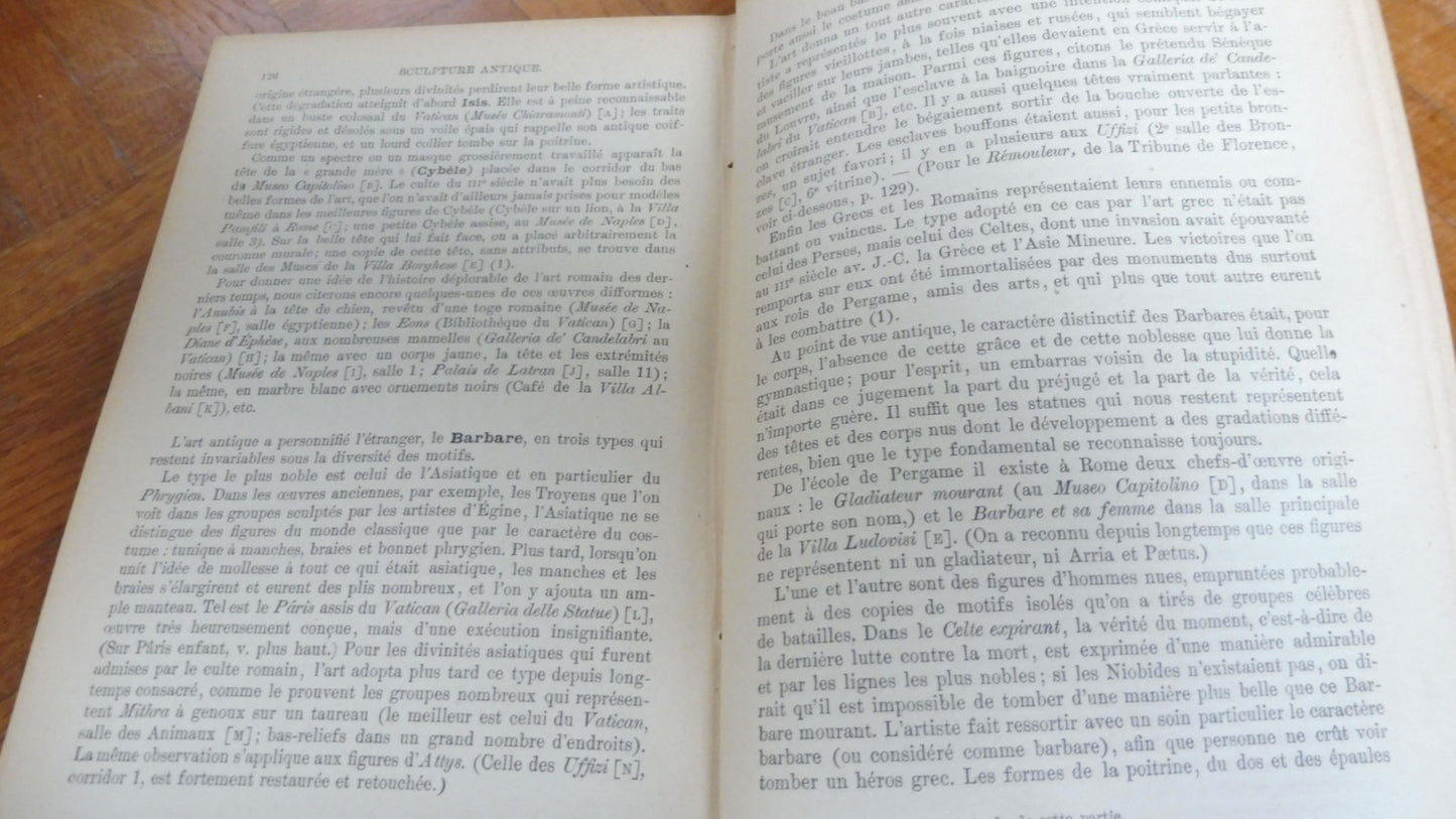 Le Cicérone. Art ancien (Jacob Burckhardt) s.d.