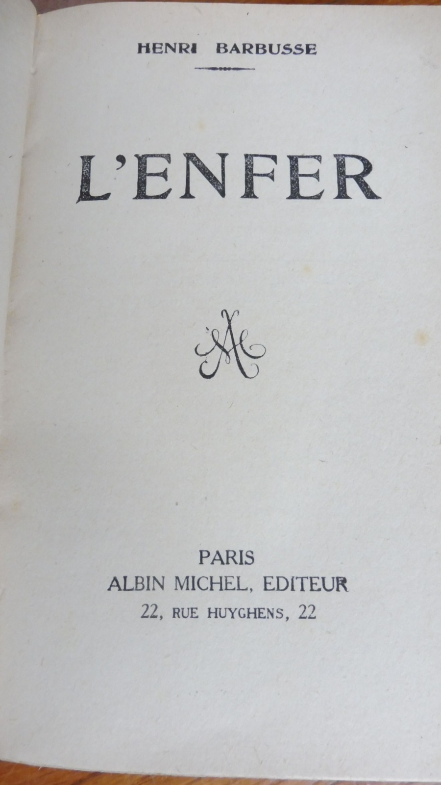 L'Enfer (Henri Barbusse) s.d.