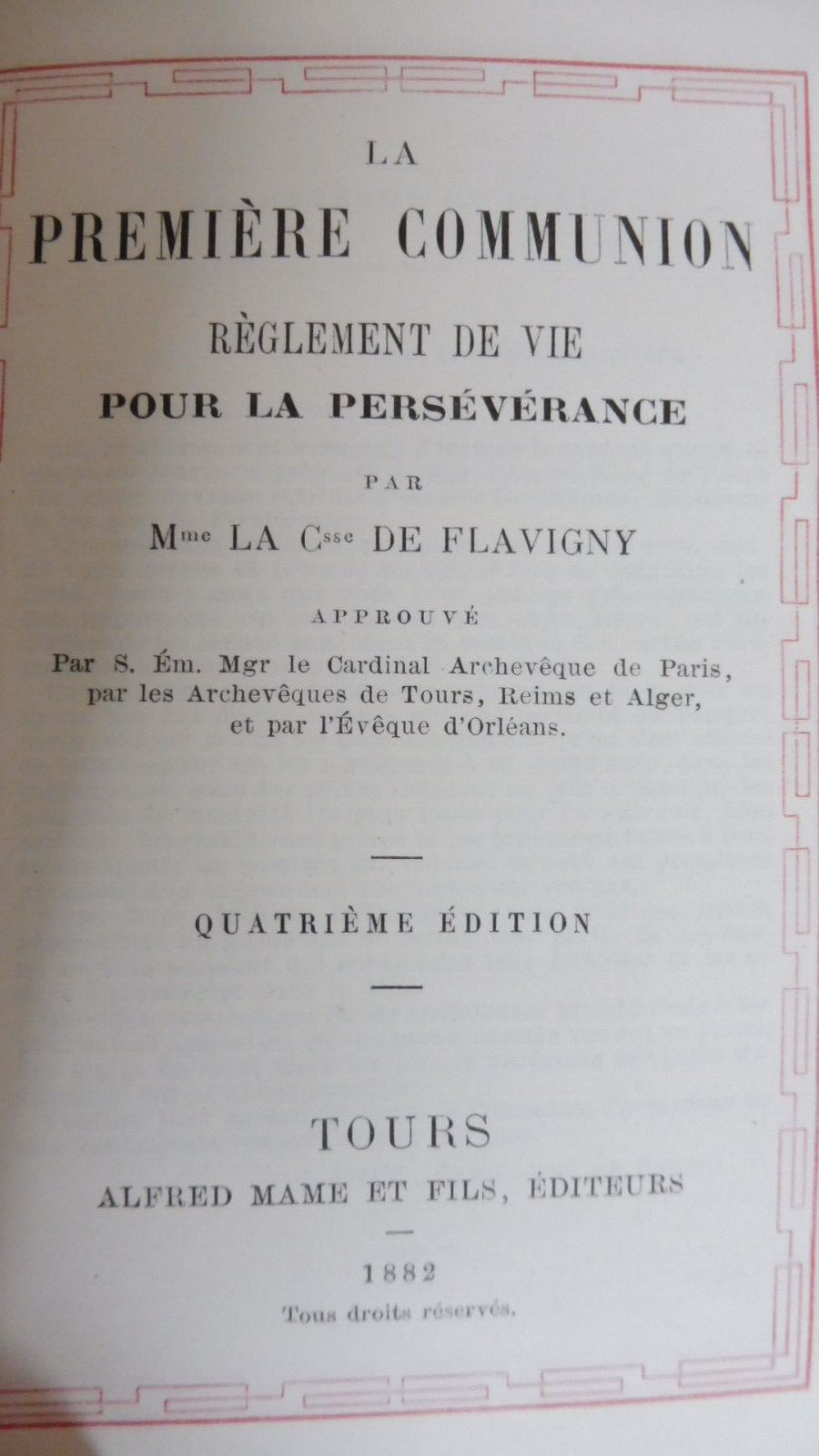 La Première communion (De Flavigny) 1882