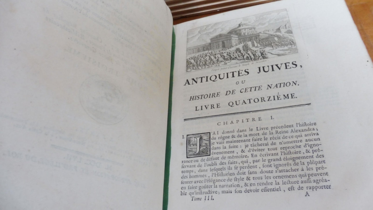 Nouvelle traduction de l'historien Joseph (Flavius Josephe) 1756-57 4/4