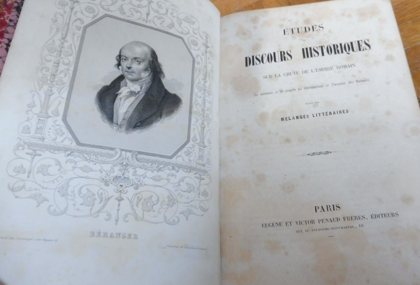Etudes historiques (Chateaubriand) s.d.