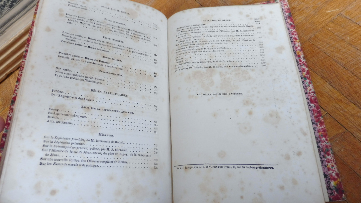 Etudes historiques (Chateaubriand) s.d.