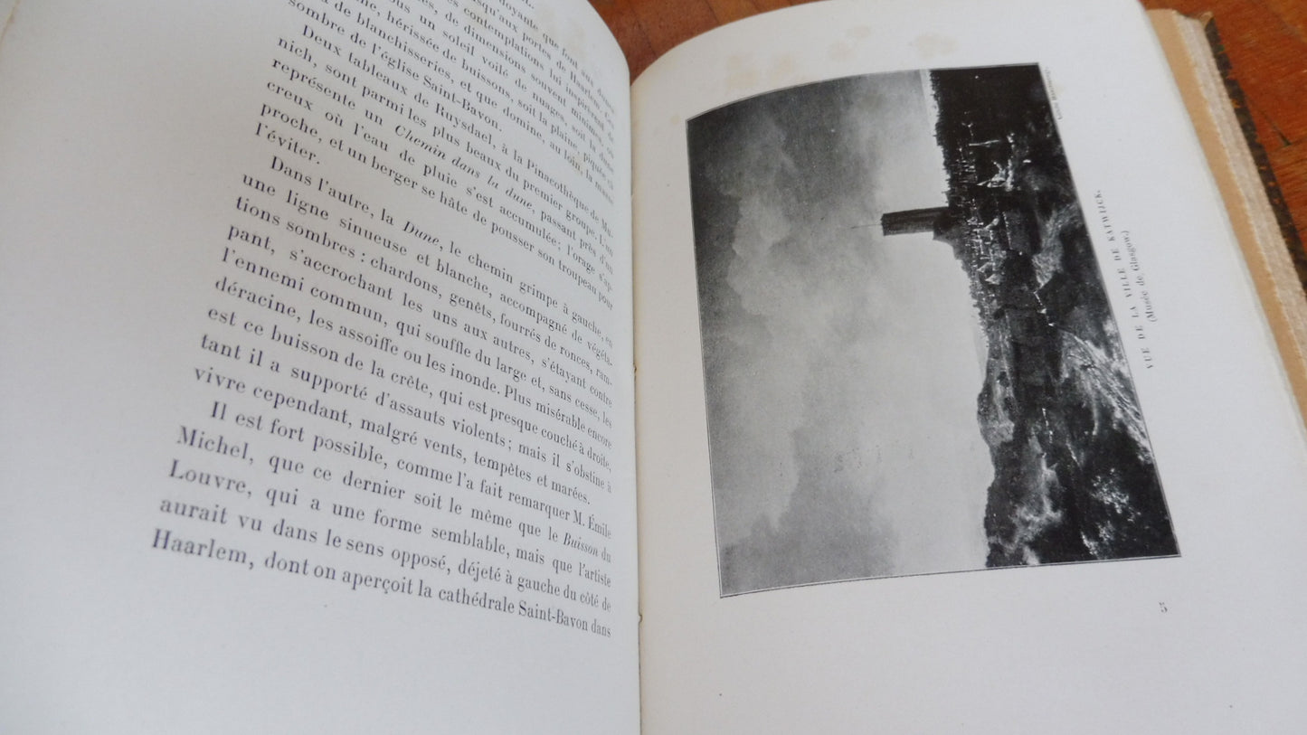 Hogarth, Rembrandt, Ruysdael, Velasquez (Benoit...) c.a. 1904 4 tomes en 1 vol.