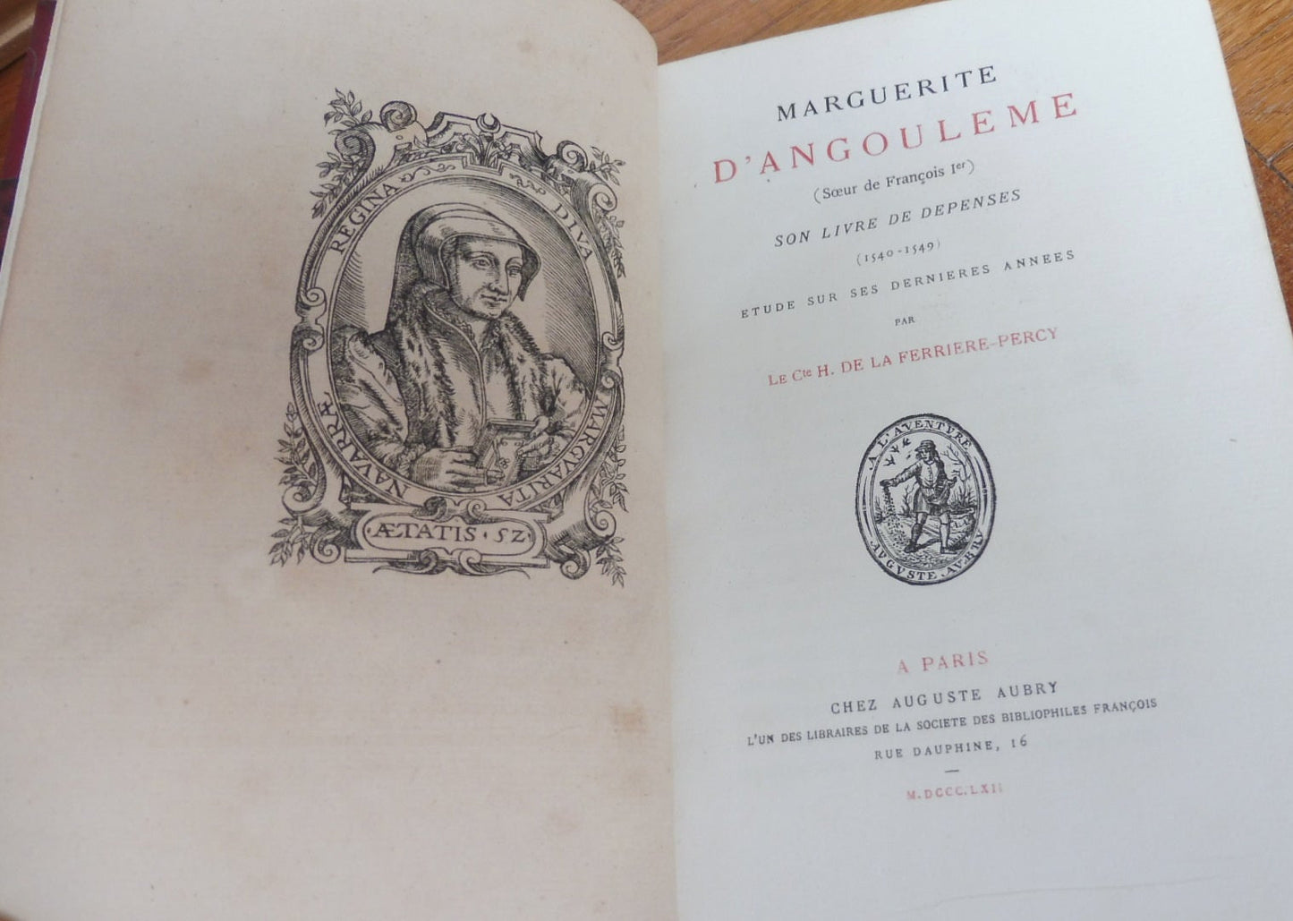 Marguerite d’Angoulême. Sœur de François Ier (De La Ferrière-Percy) 1852