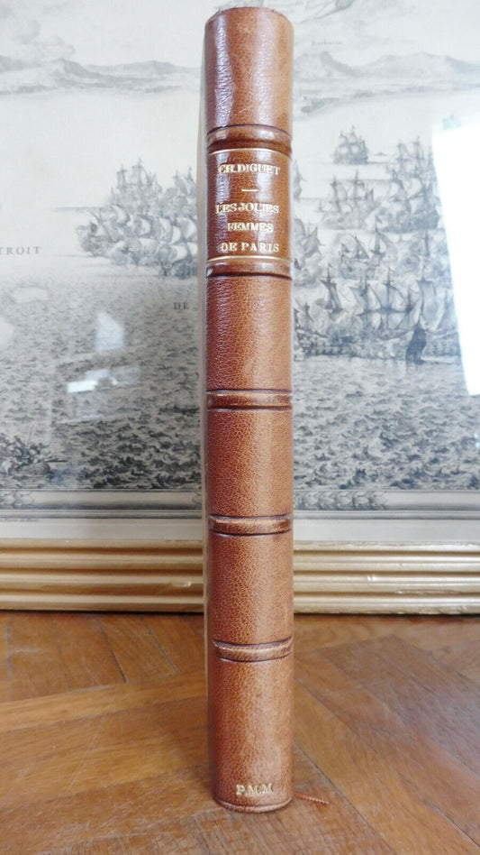 Les Jolies femmes de Paris (Charles Diguet) 1870 illus. Martial EO numéroté