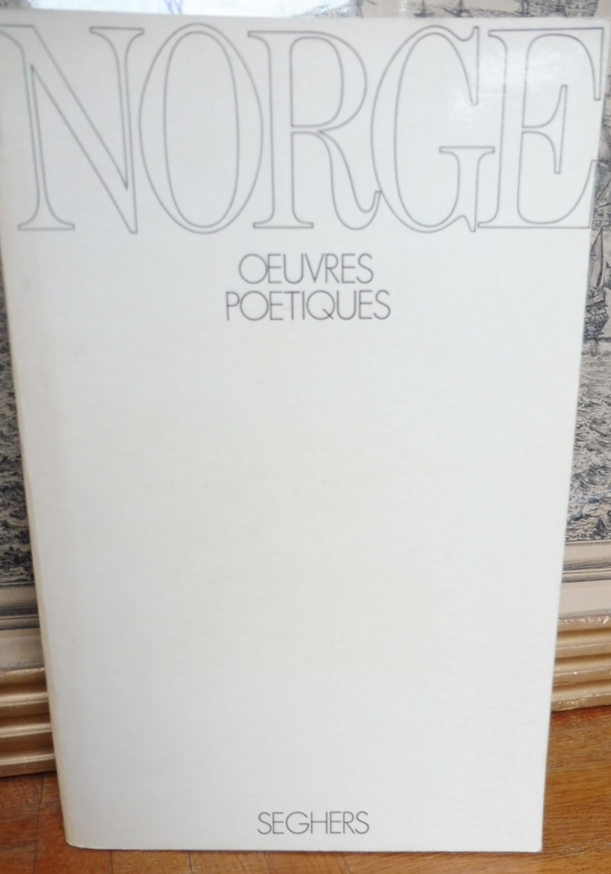 Oeuvres poétiques (Norge) 1978 + CARTES MANUSCRITES