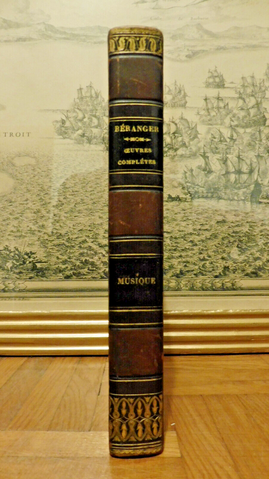 Œuvres complètes de Béranger 1830 2 tomes en 1 vol.