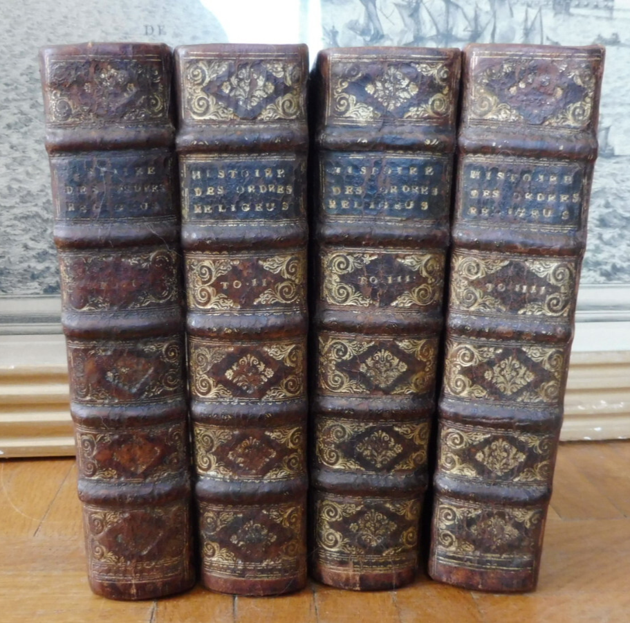 Histoire du clergé séculier et régulier (Bonanni) 1716 4 vol.