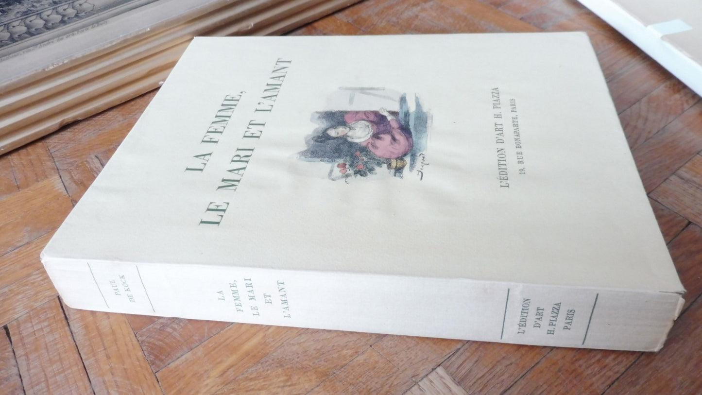 La Femme, le mari et l'amant (Paul De Kock) 1929 illus. Fargeot JAPON IMPERIAL