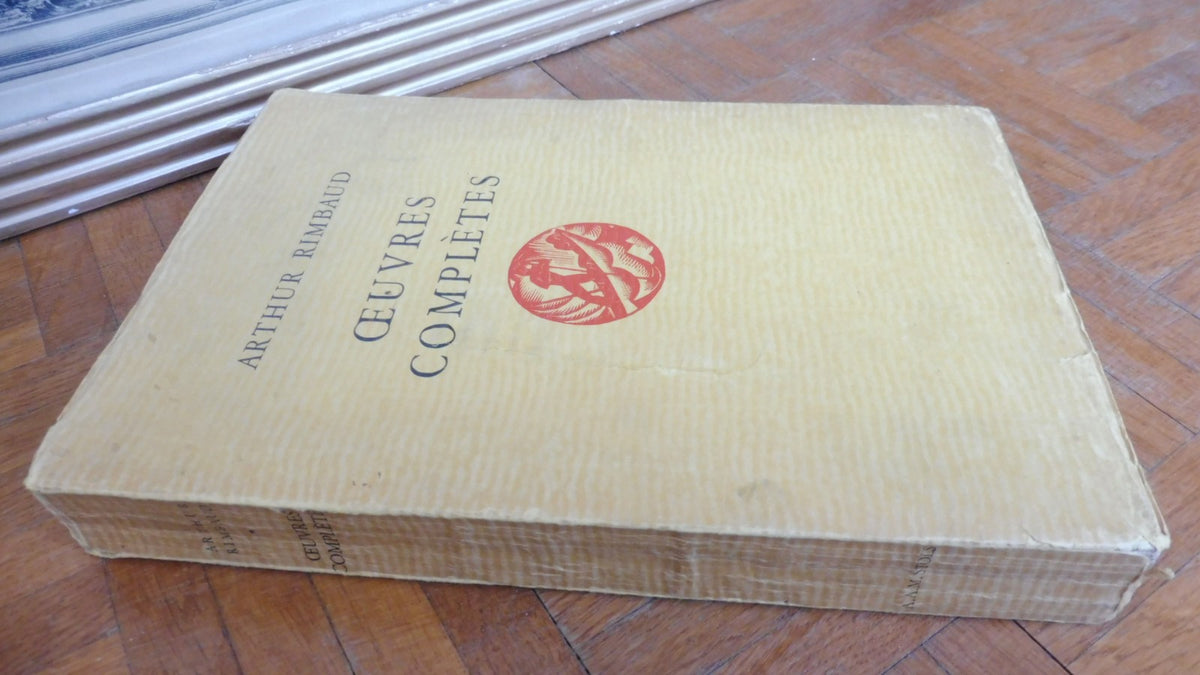 Oeuvres complètes d'Arthur Rimbaud 1931 Vergé NUMEROTE