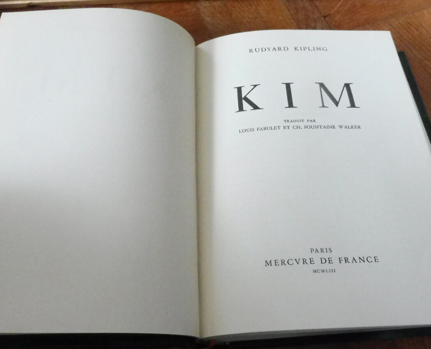 Kim (Rudyard Kipling) 1953 NUMEROTE VELIN