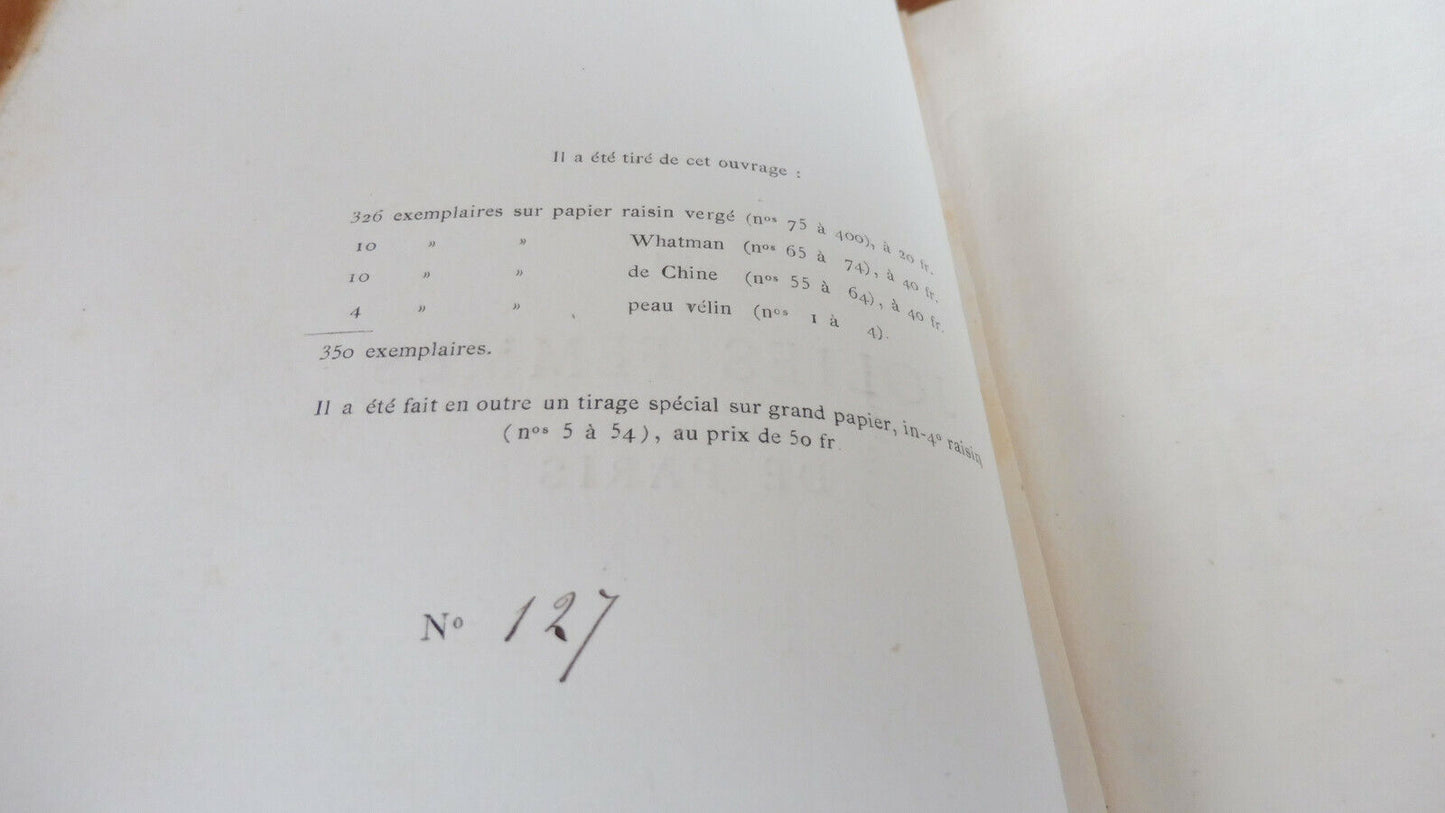 Les Jolies femmes de Paris (Charles Diguet) 1870 illus. Martial EO numéroté