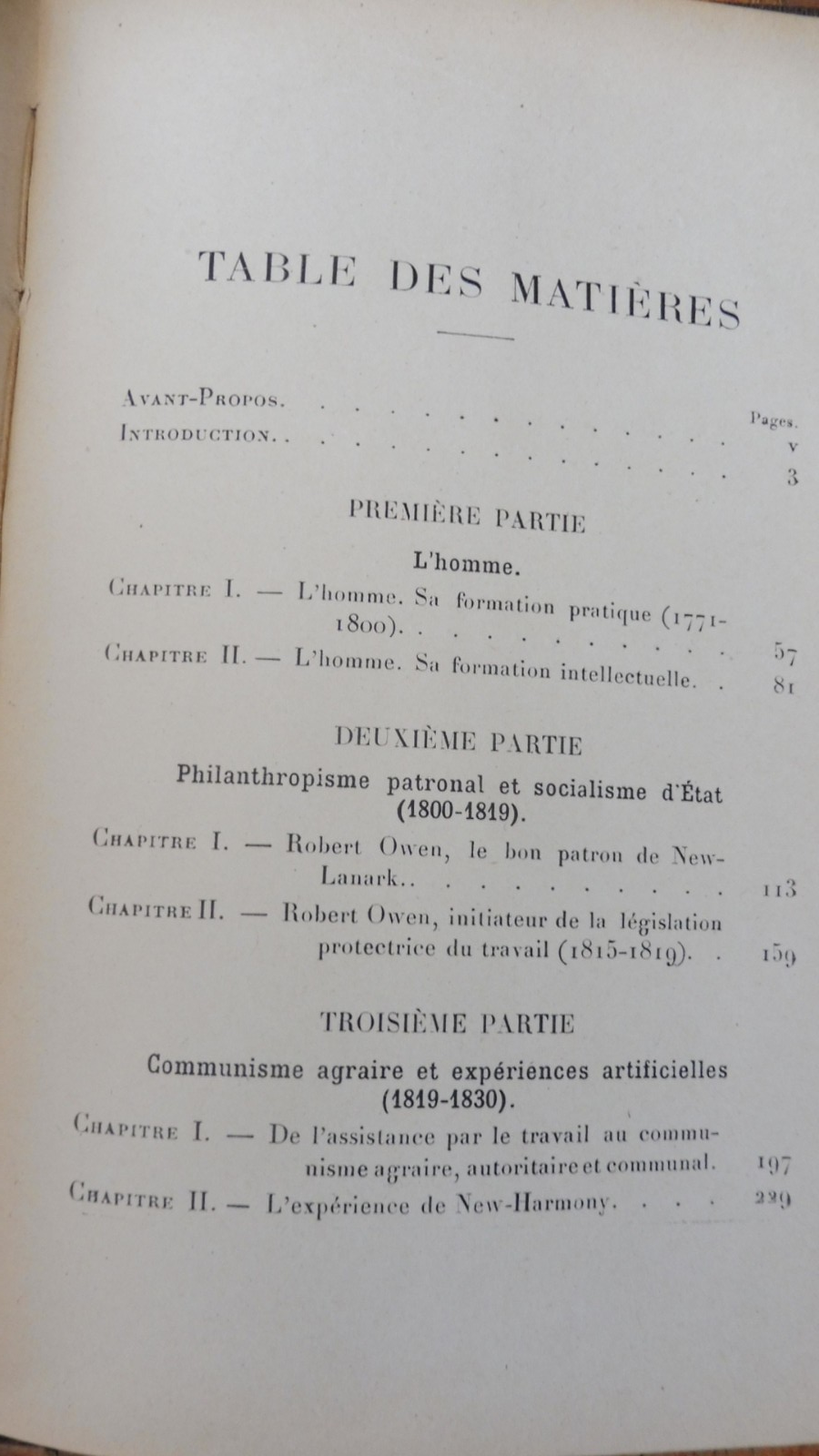 Robert Owen. 1771-1858 (Edouard Dolléans) 1907 SOCIALISME