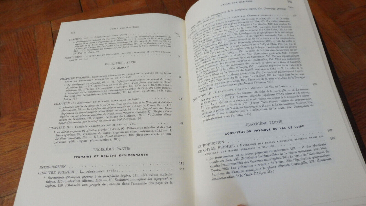 Le Val de Loire. Étude de géographie régionale (Roger Dion) 1978