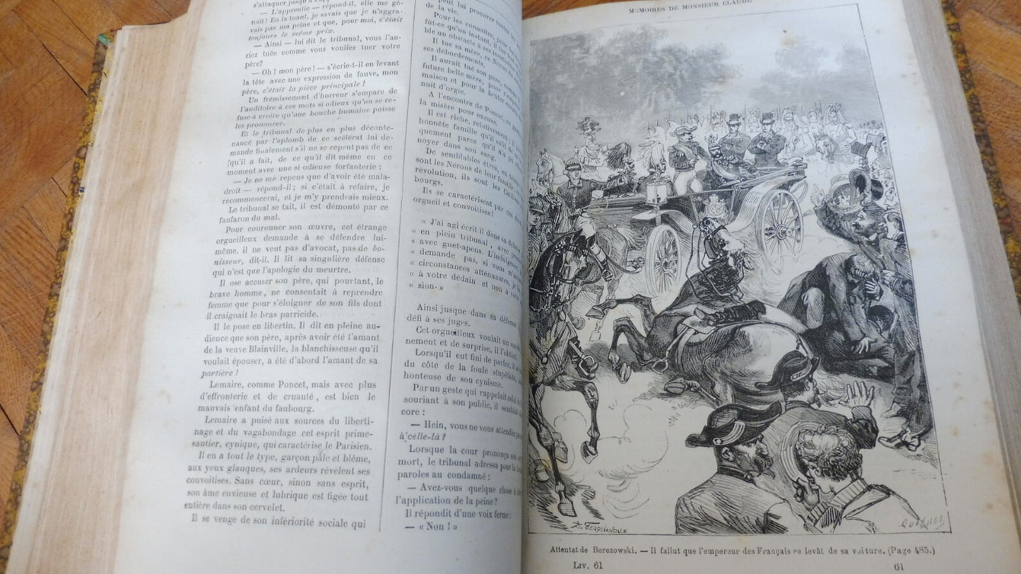 Mémoires de M. Claude, chef de la police de sûreté s.d. 2/2