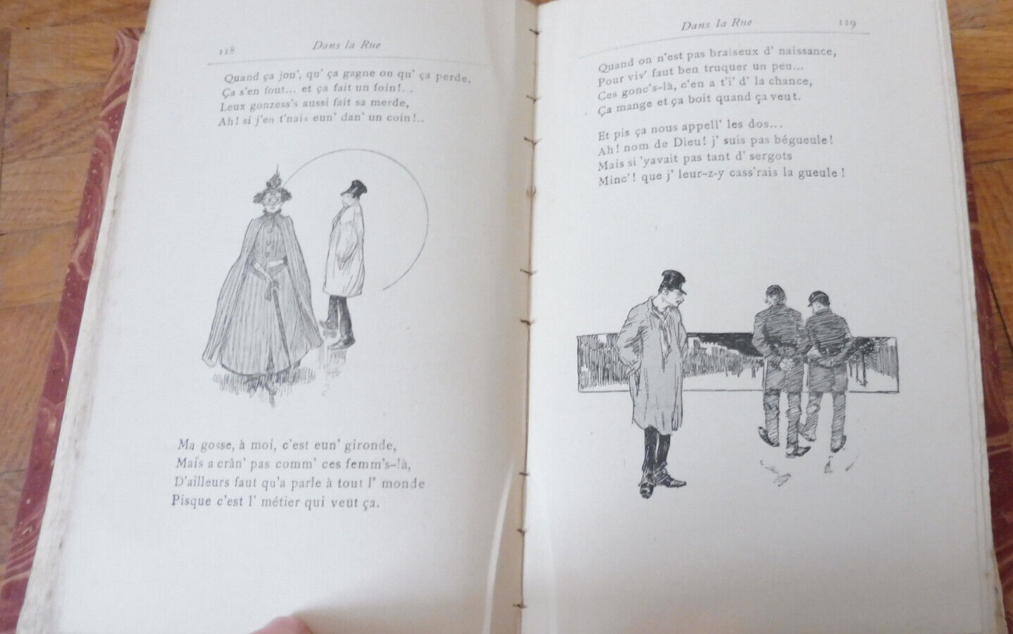 Dans la rue (Aristide Bruant) s.d. illus. Steinlein