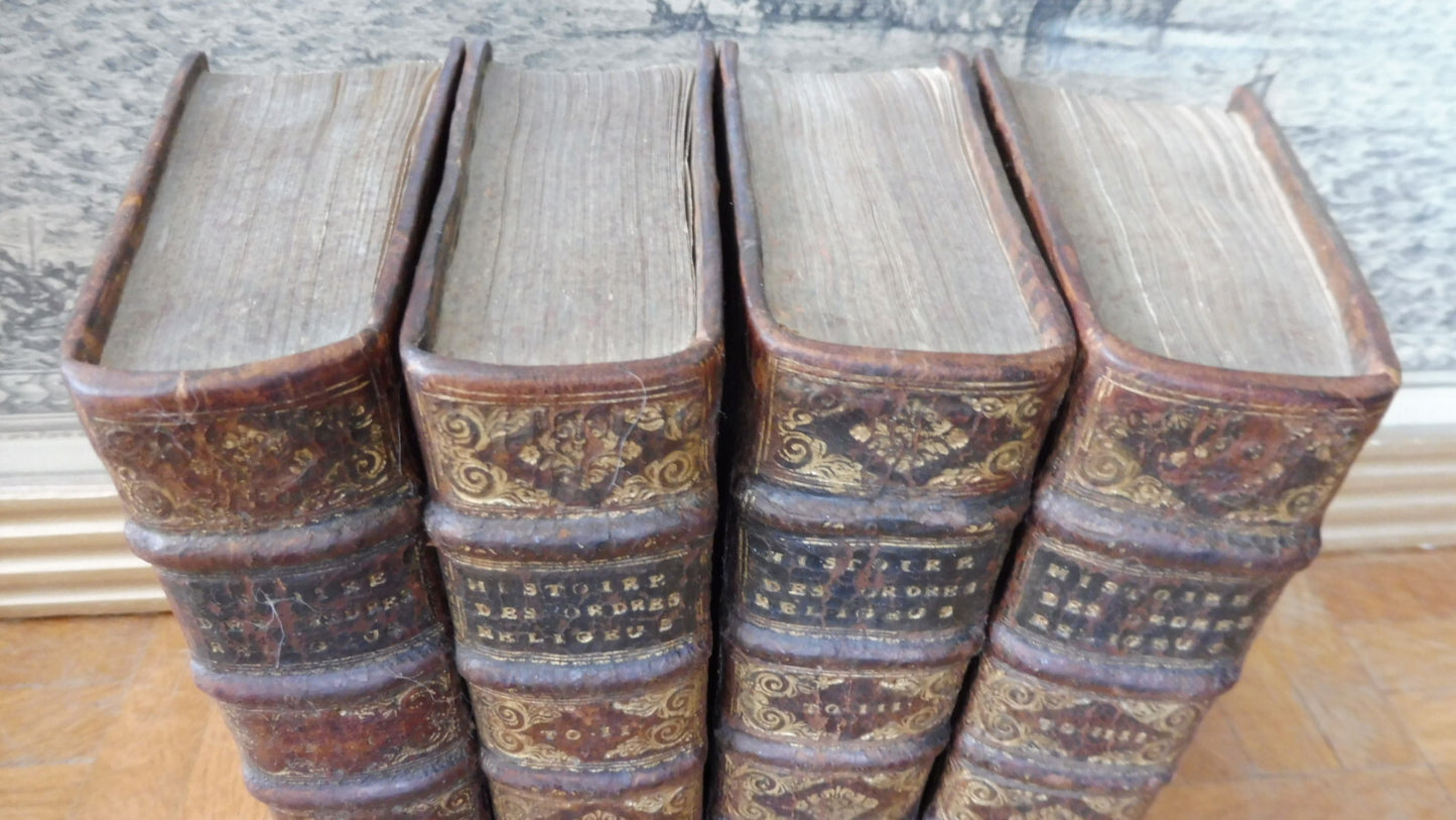 Histoire du clergé séculier et régulier (Bonanni) 1716 4 vol.