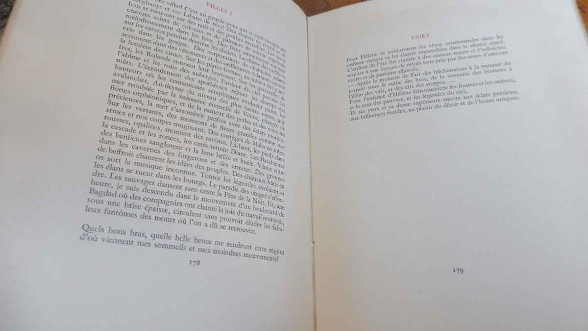 Oeuvres complètes d'Arthur Rimbaud 1931 Vergé NUMEROTE