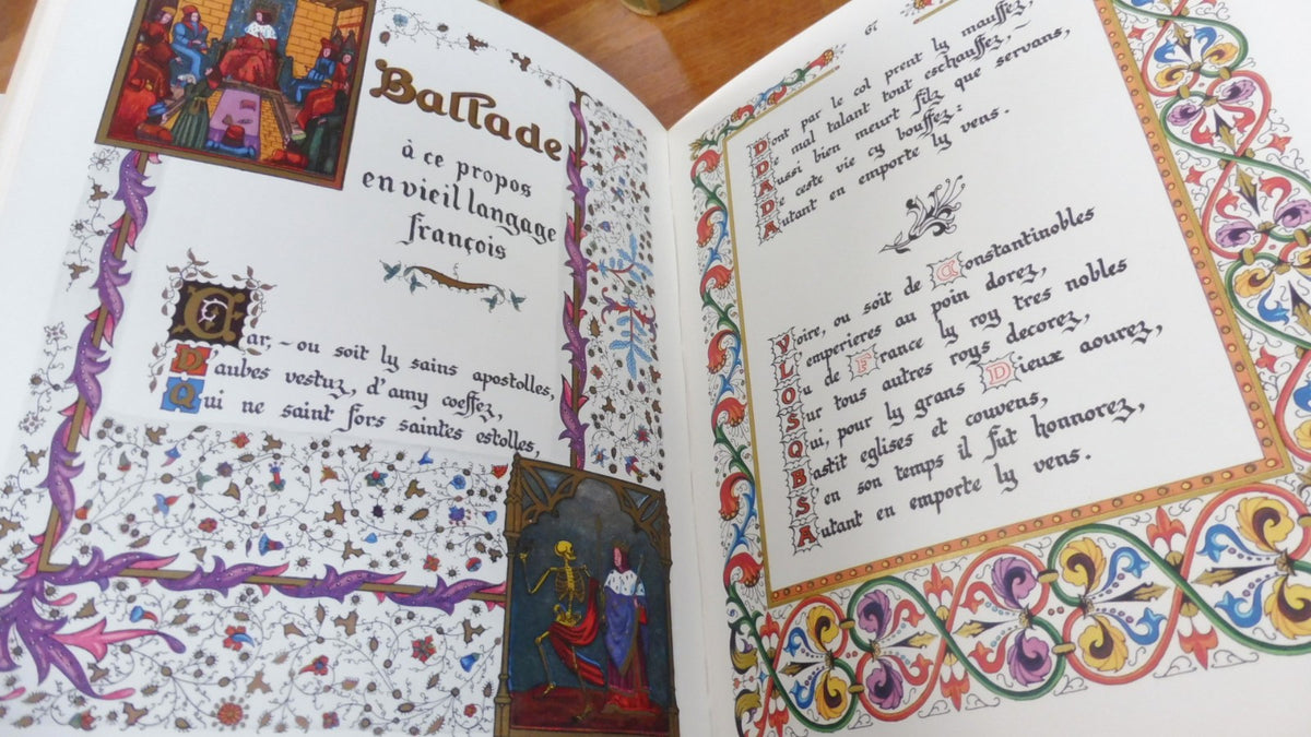 Les Escripts de François Villon 1974 2/2 illus. Guignard