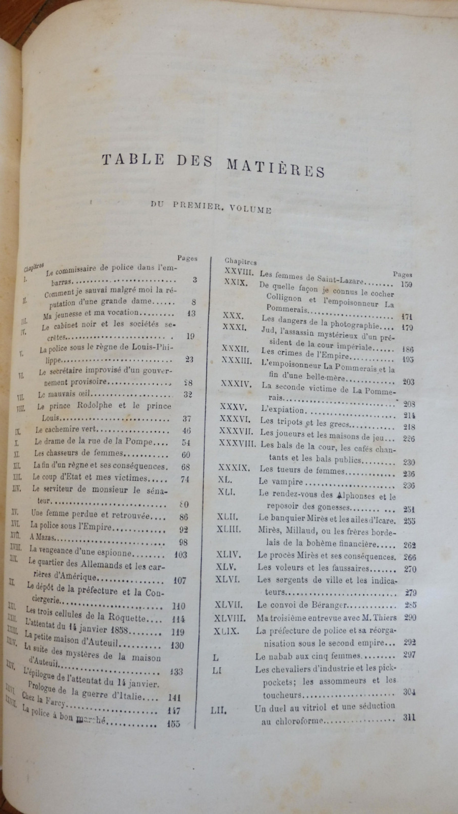 Mémoires de M. Claude, chef de la police de sûreté s.d. 2/2