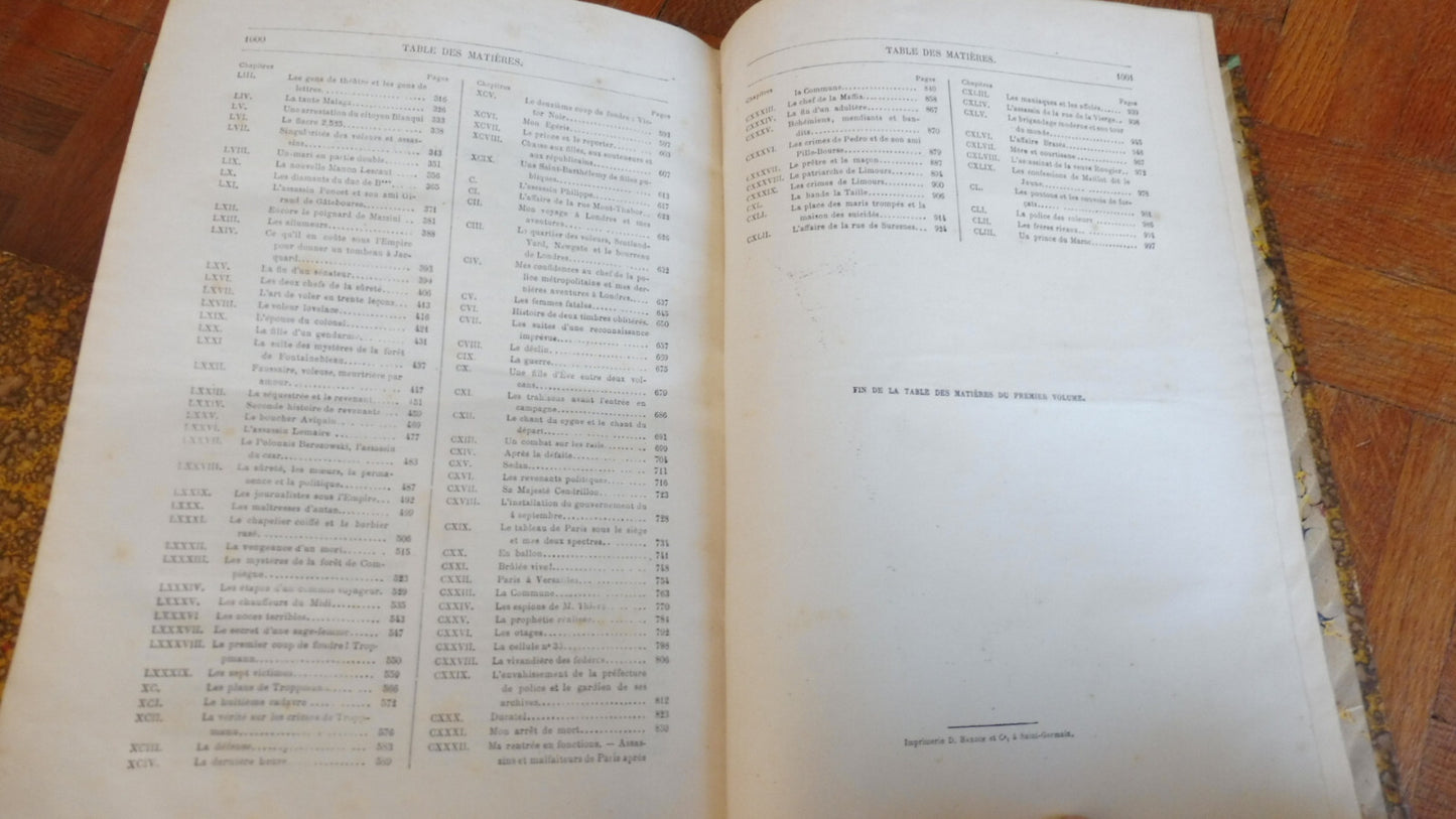 Mémoires de M. Claude, chef de la police de sûreté s.d. 2/2
