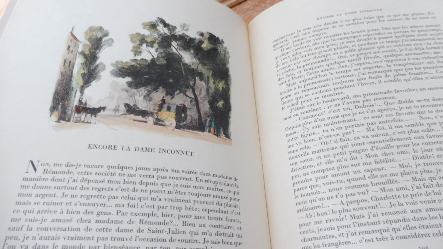 La Femme, le mari et l'amant (Paul De Kock) 1929 illus. Fargeot JAPON IMPERIAL