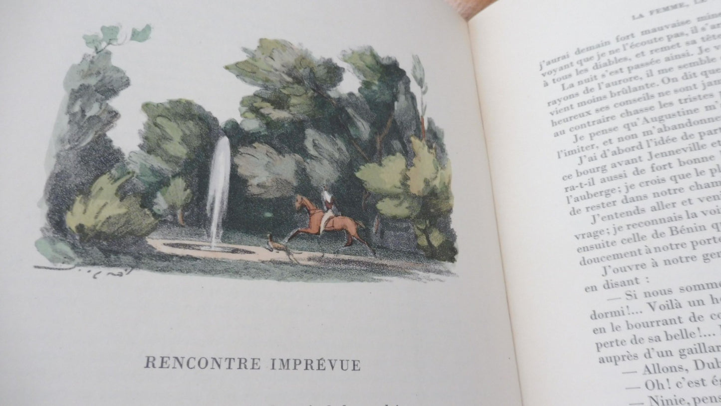 La Femme, le mari et l'amant (Paul De Kock) 1929 illus. Fargeot JAPON IMPERIAL