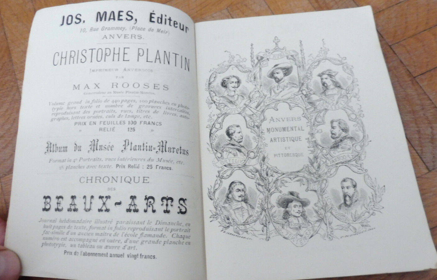 Nouveau guide descriptif d'Anvers (J.-B. Van Mol) s.d. (c.a. 1883) RARE