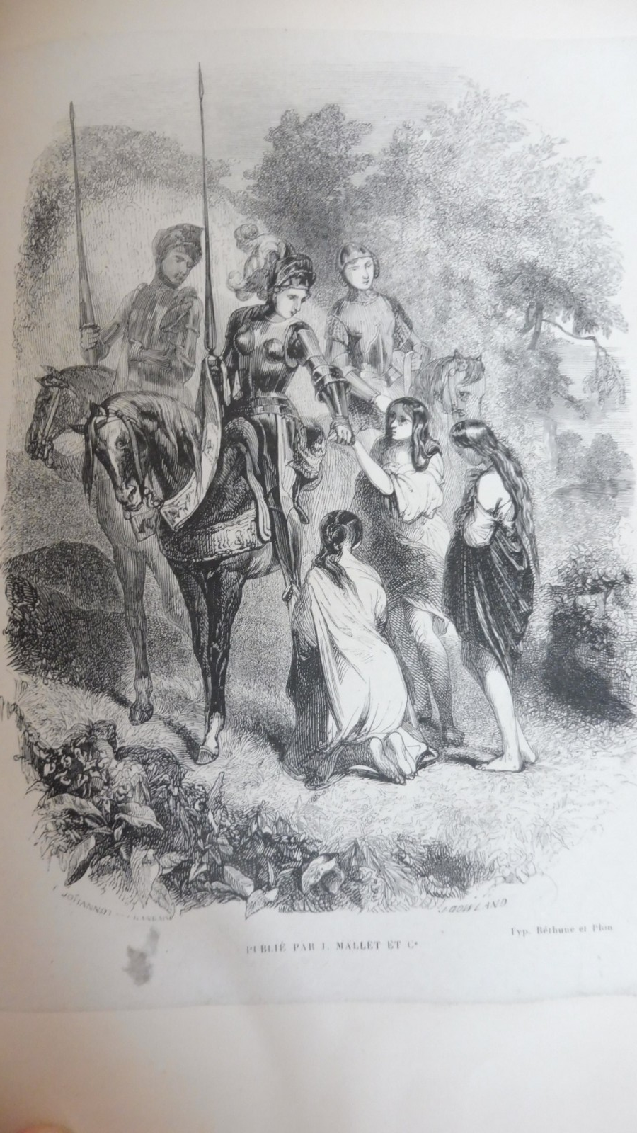 Roland furieux (Arioste) 1844 illus. Johannot, Baron, Français et Nanteuil