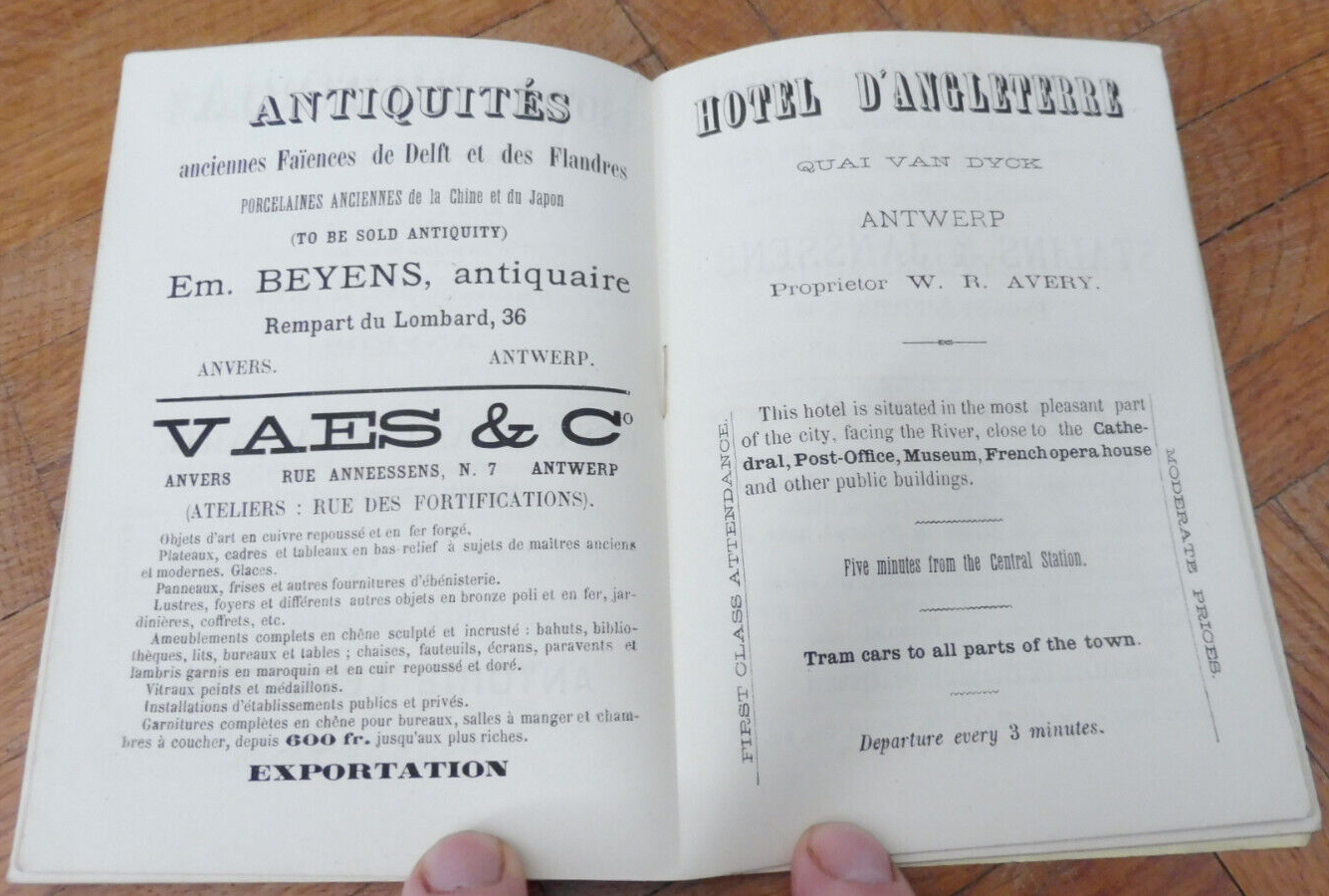 Nouveau guide descriptif d'Anvers (J.-B. Van Mol) s.d. (c.a. 1883) RARE