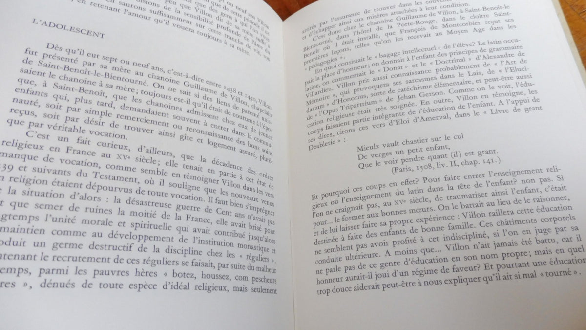 Les Escripts de François Villon 1974 2/2 illus. Guignard