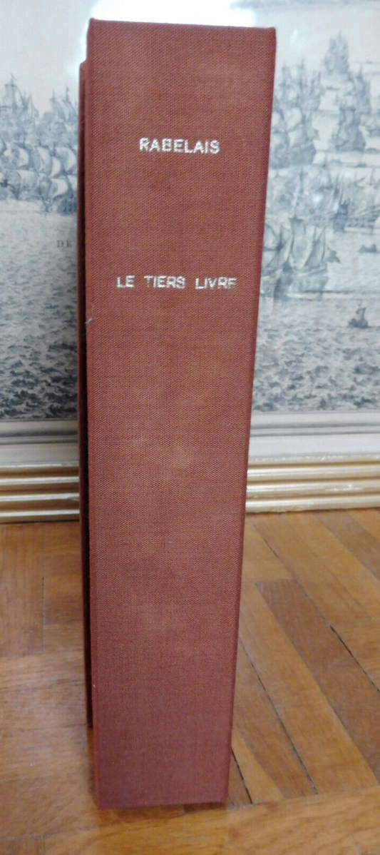 Le Tiers Livre (Rabelais) 1974 illus. Van Hamme NUMEROTE+SUITE