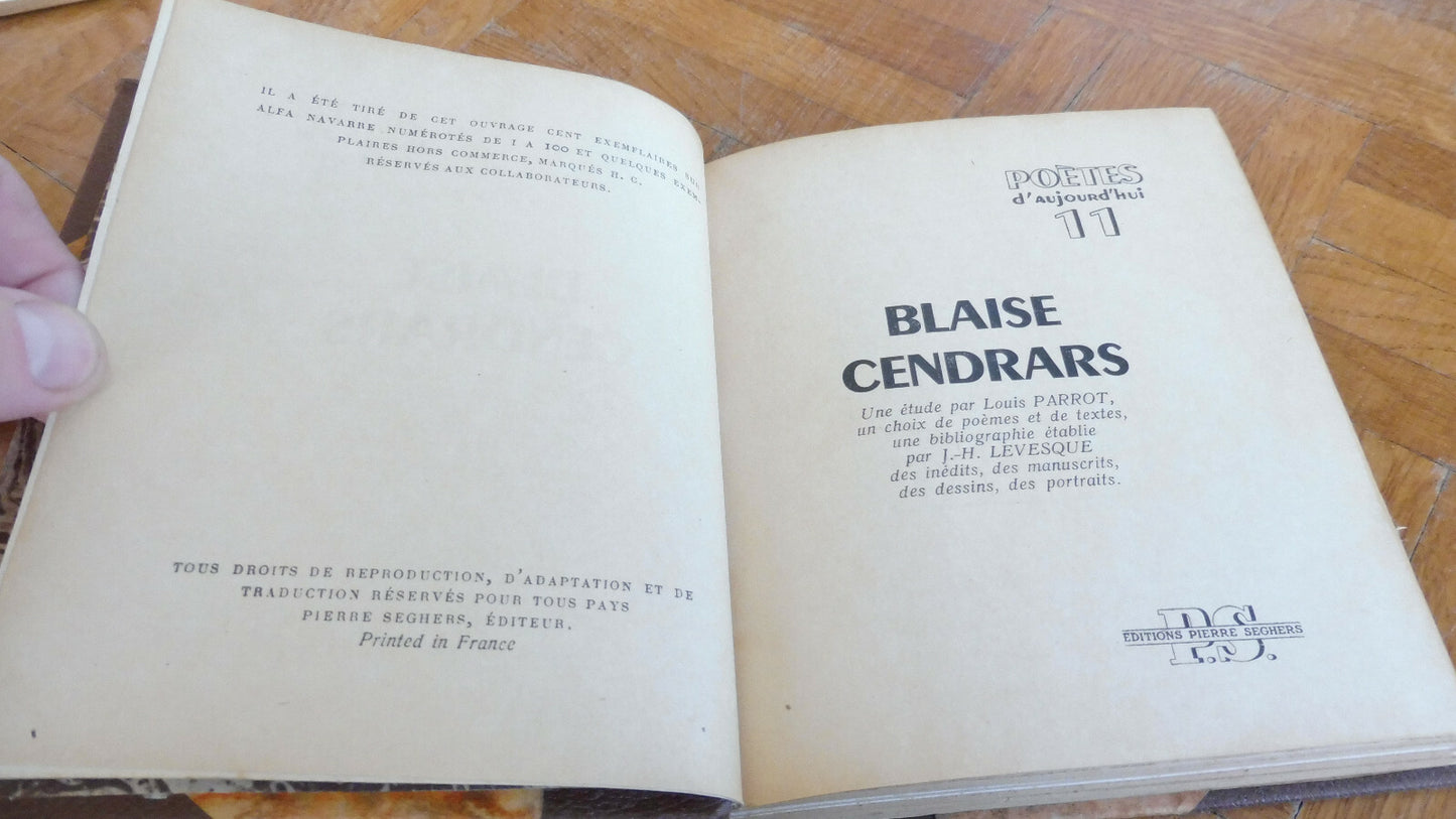 Blaise Cendrars (Louis Parrot) 1948