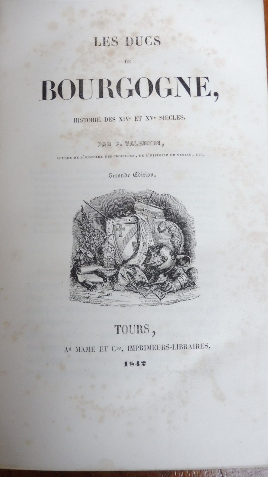 Les Ducs de Bourgogne (F. Valentin) 1842