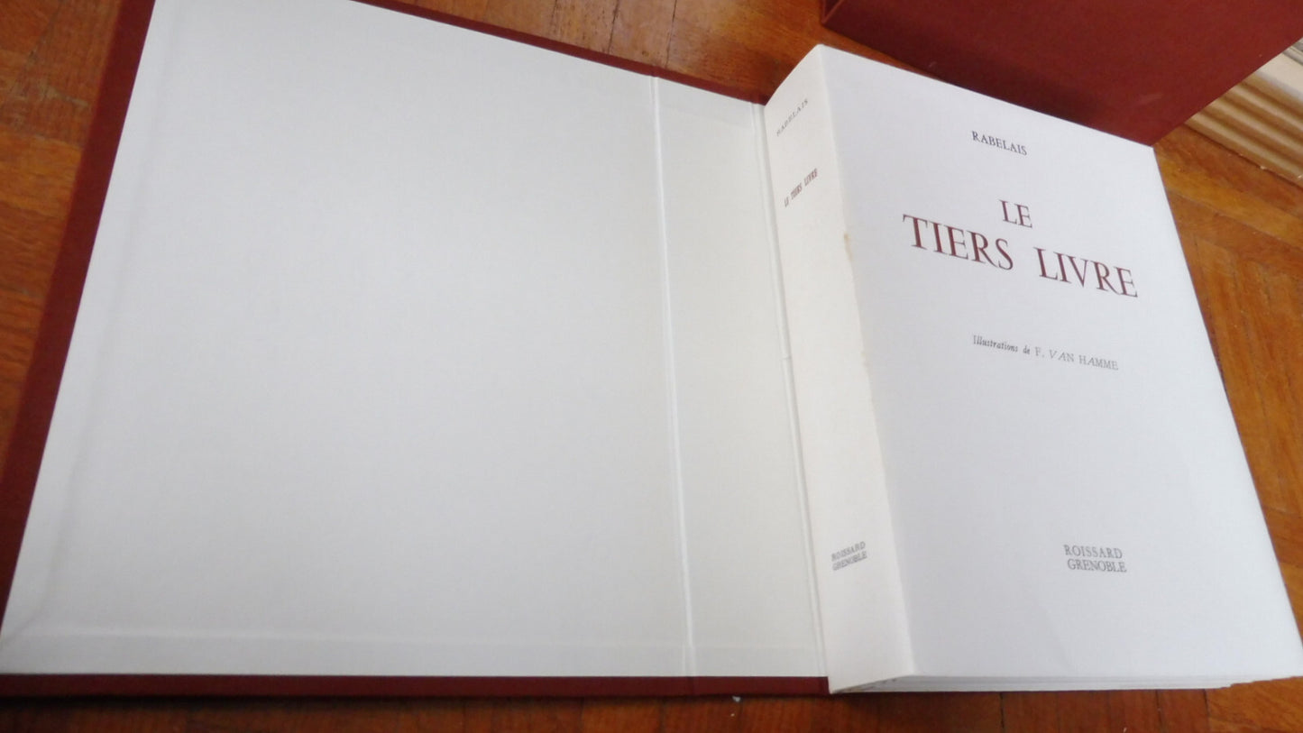 Le Tiers Livre (Rabelais) 1974 illus. Van Hamme NUMEROTE+SUITE