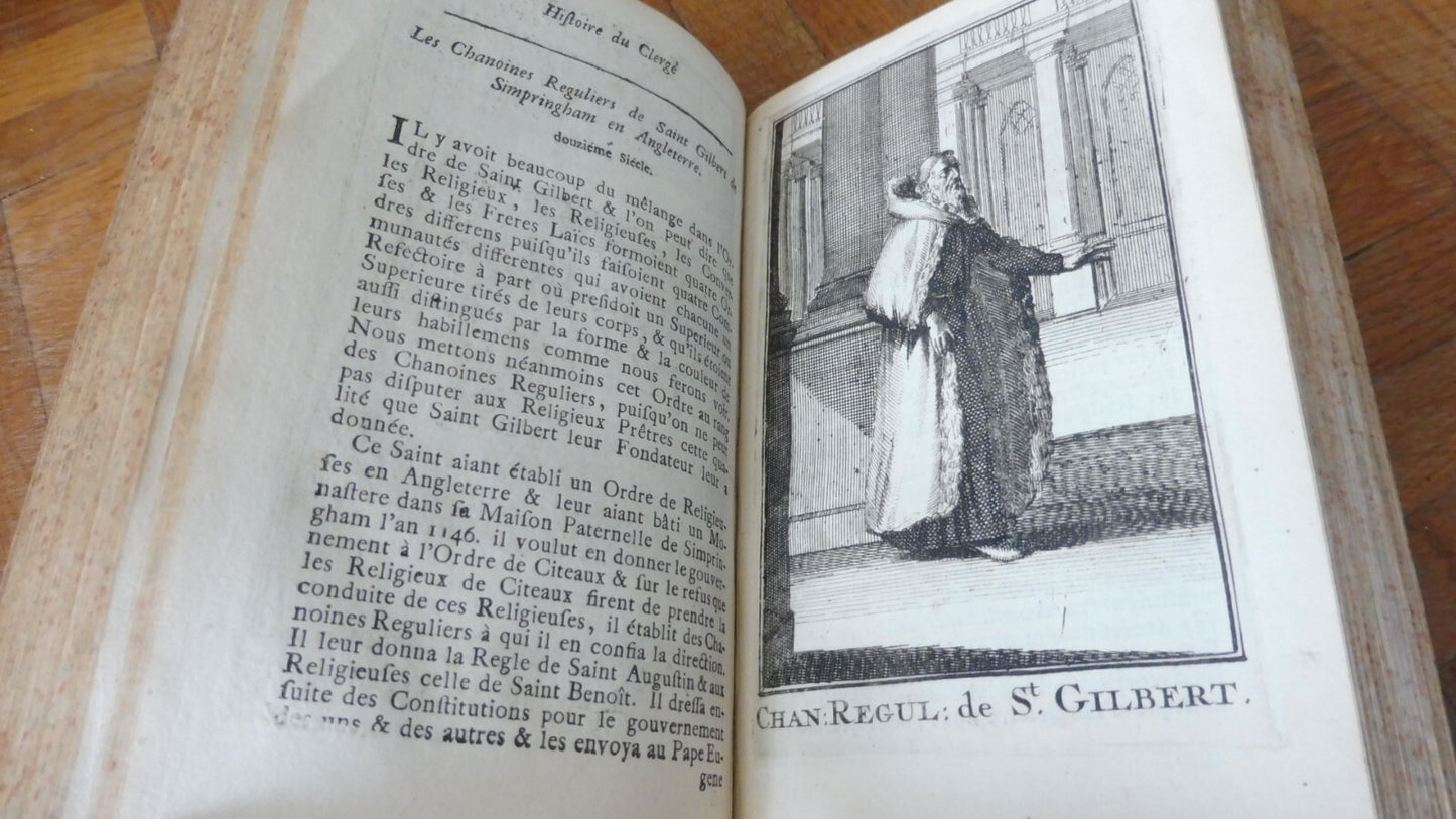Histoire du clergé séculier et régulier (Bonanni) 1716 4 vol.