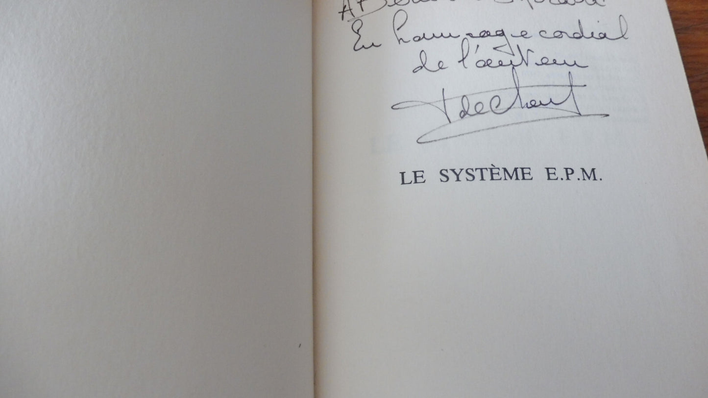 Le Système EPM (François de Closets) 1980 ENVOI