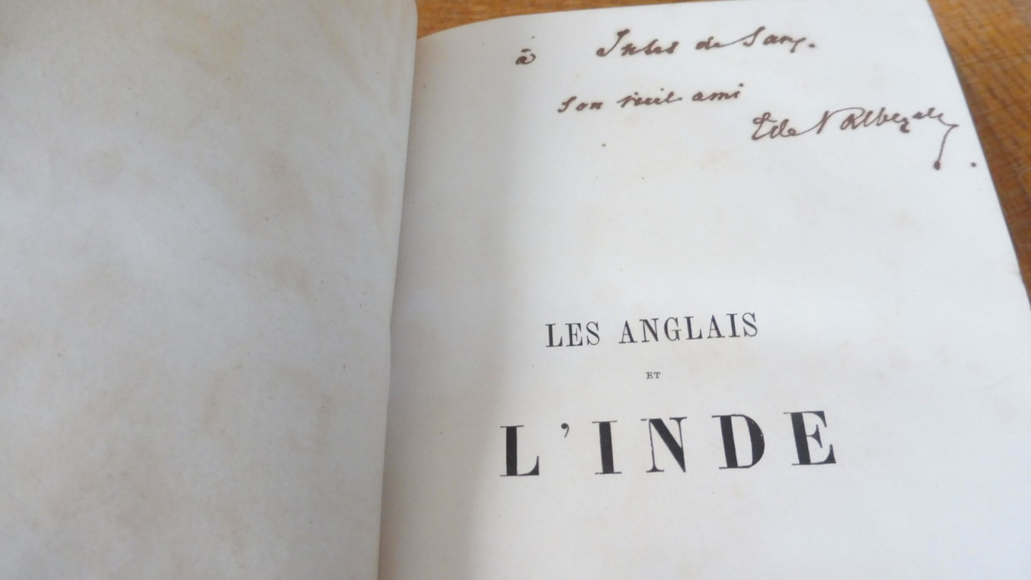 Les Anglais et l'Inde (Eugène de Valbezen) 1857 ENVOI COLONIALISME