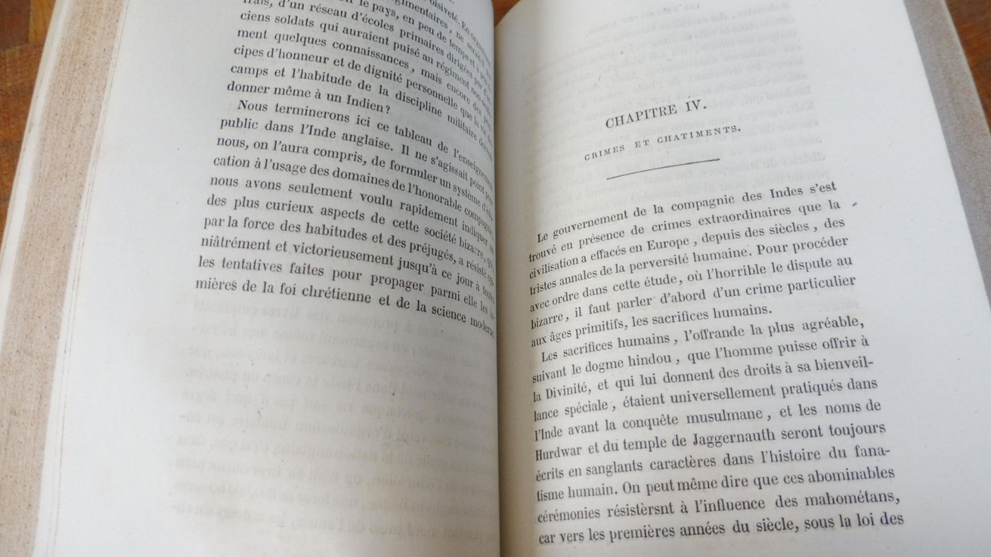 Les Anglais et l'Inde (Eugène de Valbezen) 1857 ENVOI COLONIALISME