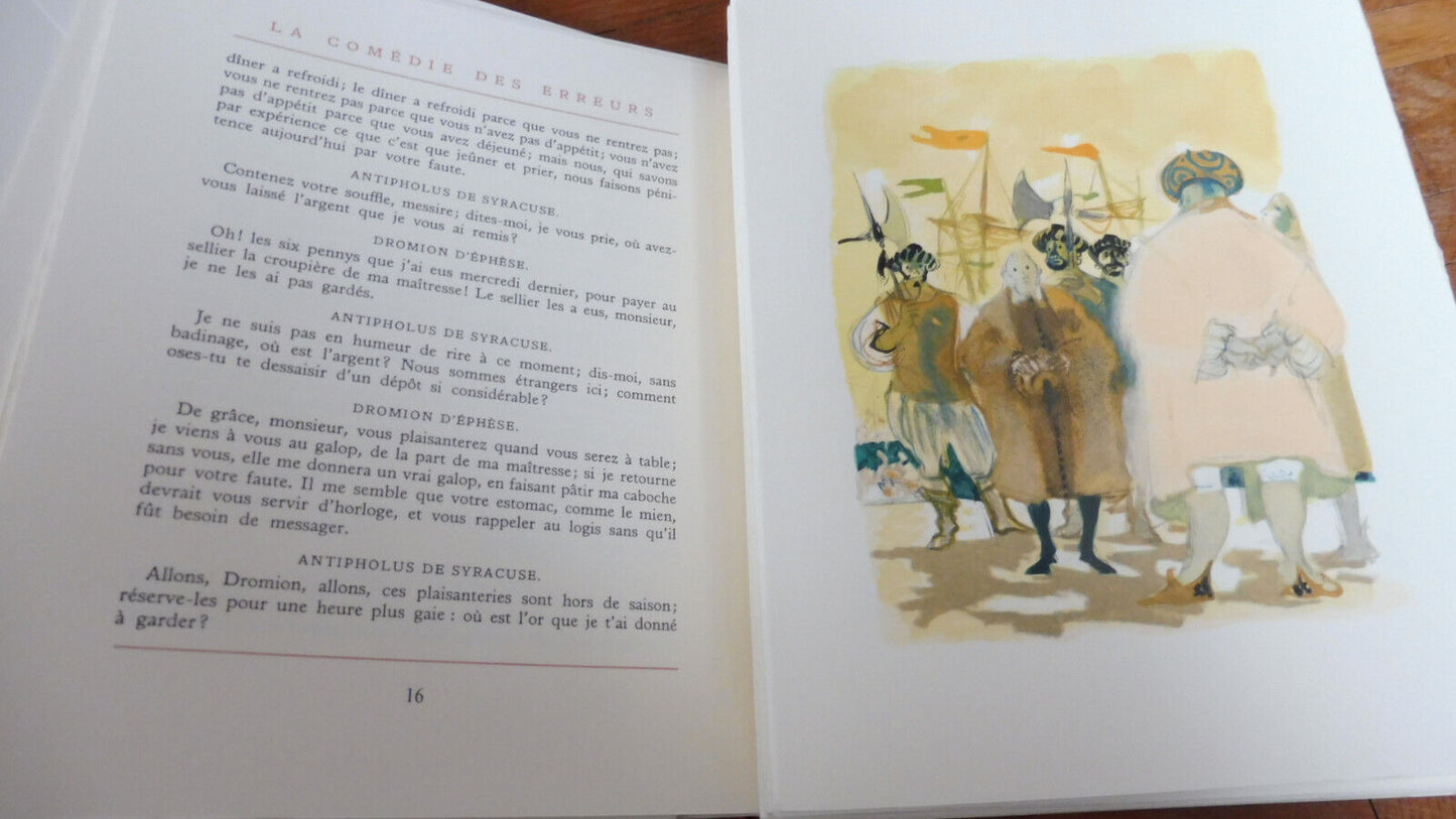 La Comédie des erreurs (Shakespeare) 1971 illus. Fontanarosa