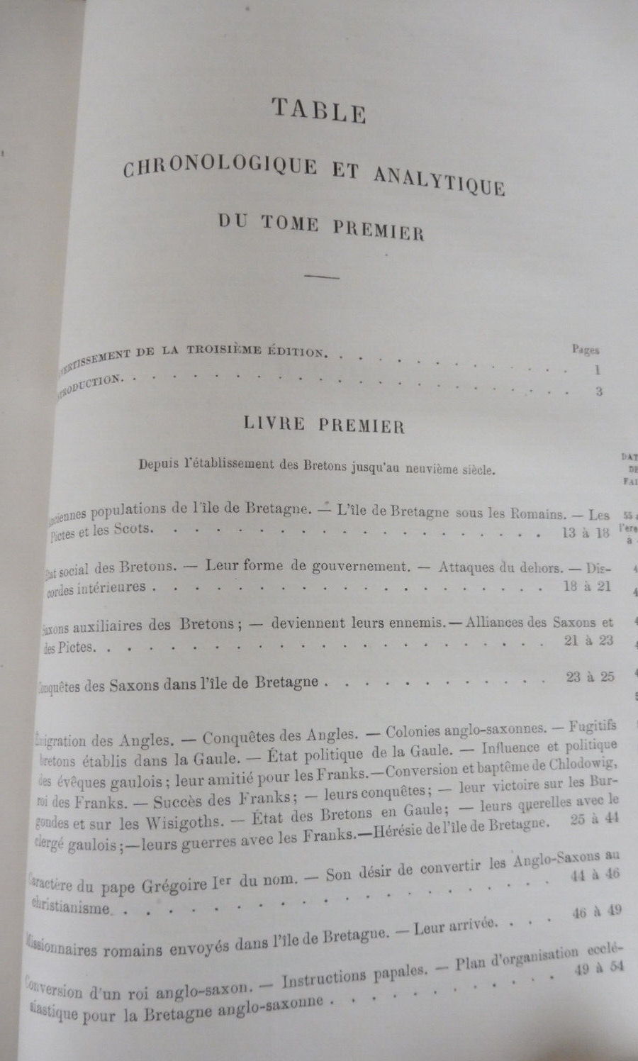 Histoire de la conquête de l'Angleterre (A. Thierry) s.d. 2/2 RELIURE SIGNEE