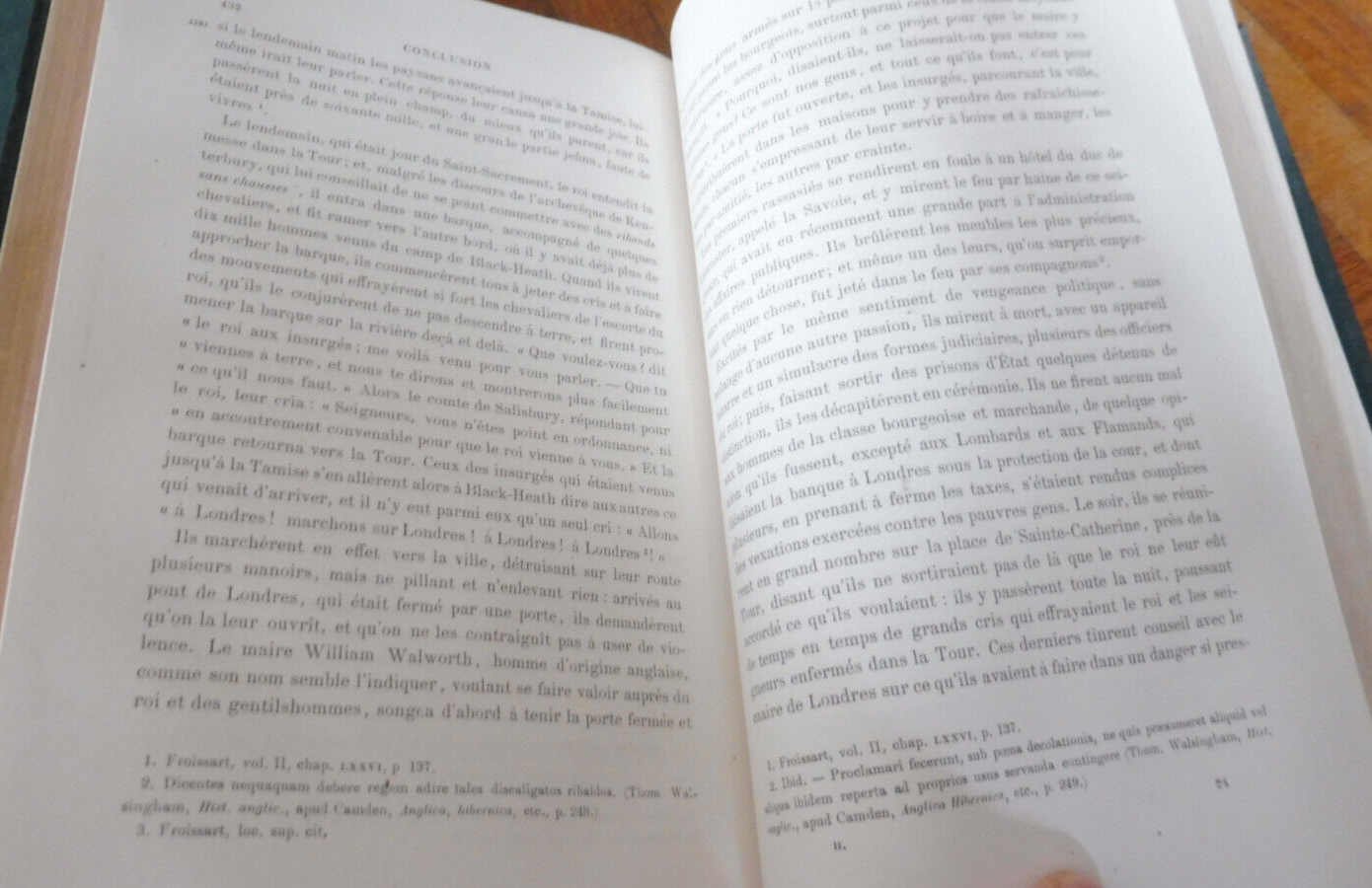 Histoire de la conquête de l'Angleterre (A. Thierry) s.d. 2/2 RELIURE SIGNEE