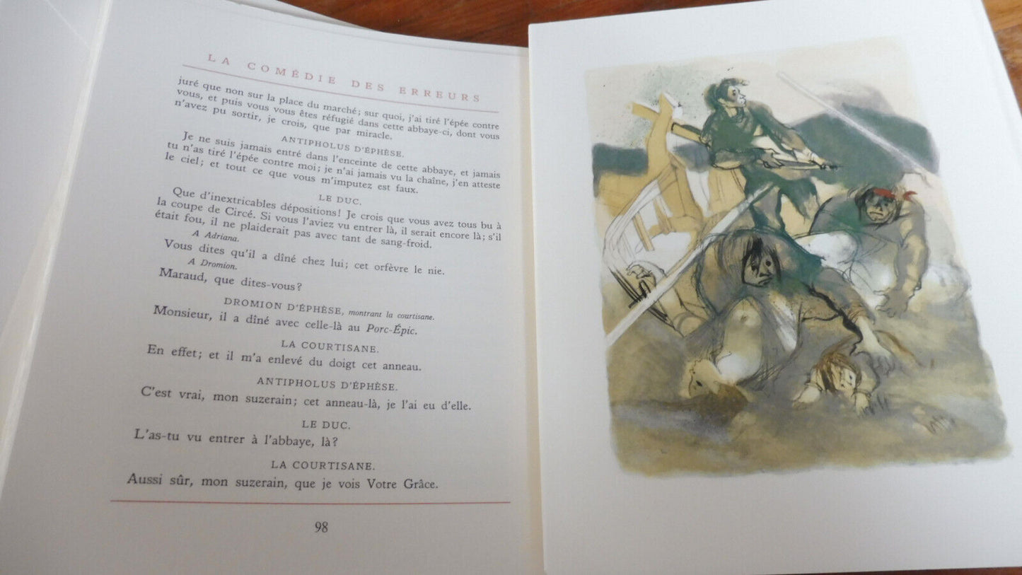 La Comédie des erreurs (Shakespeare) 1971 illus. Fontanarosa