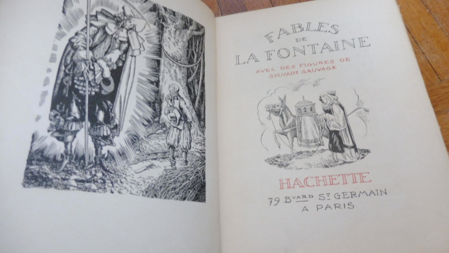 Fables de La Fontaine 1934 illus. Sylvain Sauvage